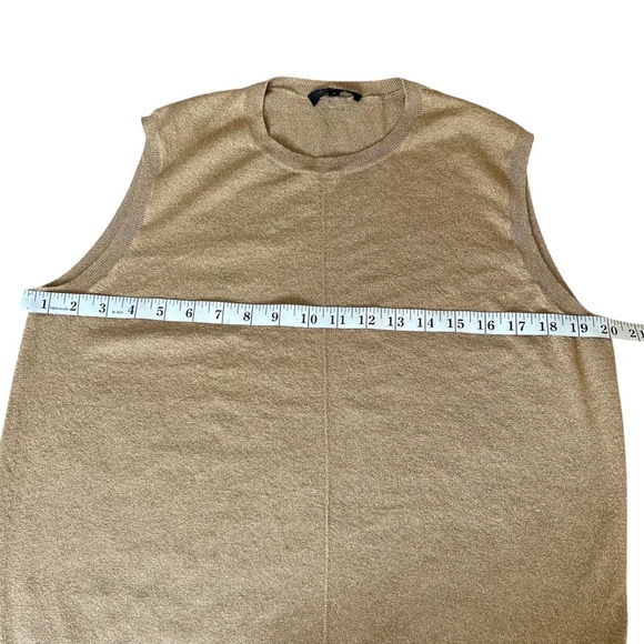 St. John | Gold Sweater Vest - Picture 8 of 9